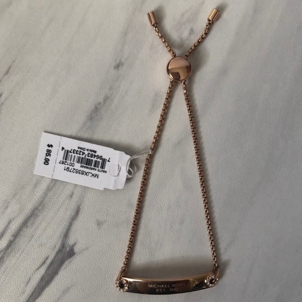 NWT MICHAEL KORS Logo Bracelet - Picture 5 of 10